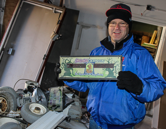 Justice League Battle For Metropolis under construction at Six Flags St. Louis, Eureka, Missouri