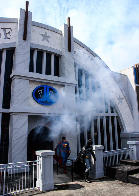 Justice League Battle For Metropolis Media Preview at Six Flags St. Louis, Eureka, Missouri