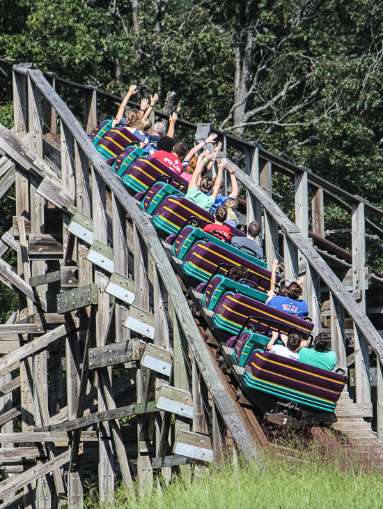 The Boss rollercoaster at Six Flags St. Louis, Eureka, Missouri