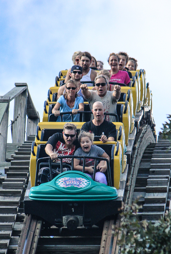 The Boss rollercoaster at Six Flags St. Louis, Eureka, Missouri