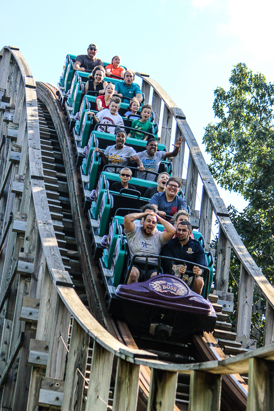 The Boss rollercoaster at Six Flags St. Louis, Eureka, Missouri