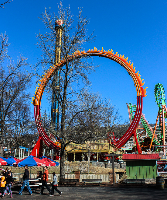 The new for 2016 Fireball at Six Flags St. Louis, Eureka, Missouri