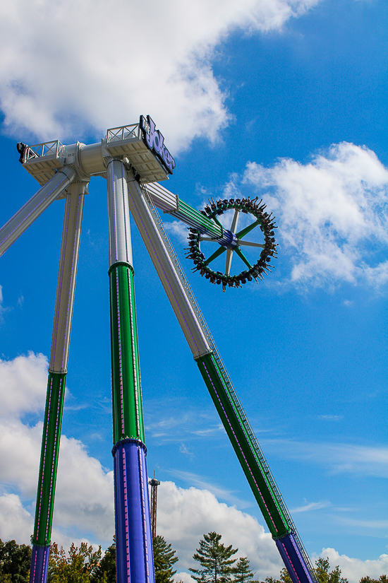 The Joker: Carnival of Chaos ride at Six Flags St. Louis, Eureka, Missouri