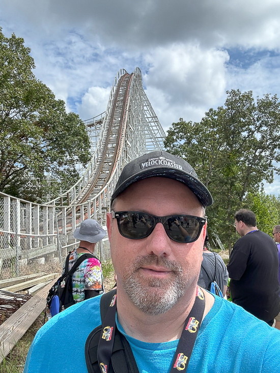 The Screamin' Eagle rollercoaster at Six Flags St. Louis, Eureka, Missouri