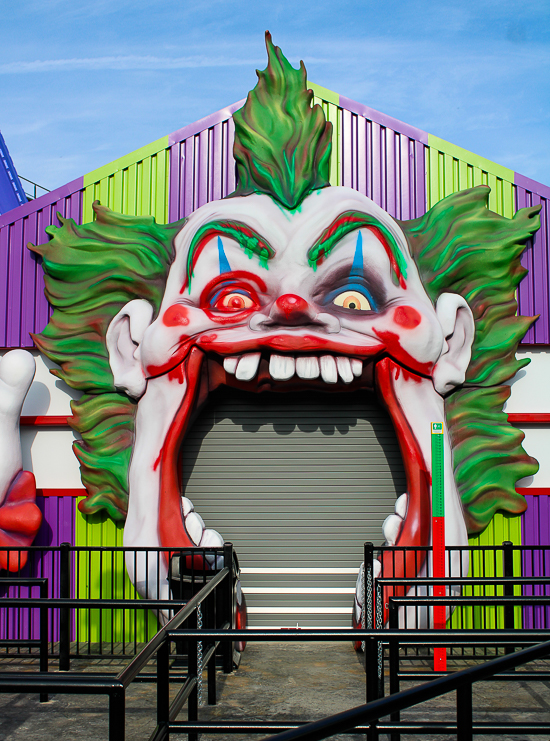 The Joker: Carnival of Chaos ride at Six Flags St. Louis, Eureka, Missouri