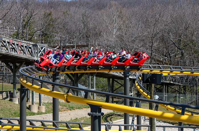 Opening Day at Six Flags St. Louis, Eureka, Missouri