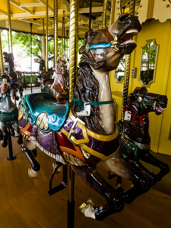 The Grand Ole' Carousel/PhiladadelphisnTobbogan Coasters Carousel #35 at Six Flags St. Louis, Eureka, Missouri