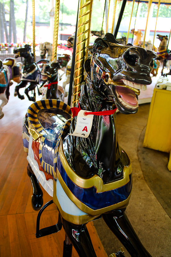 The Grand Ole' Carousel/PhiladadelphisnTobbogan Coasters Carousel #35 at Six Flags St. Louis, Eureka, Missouri