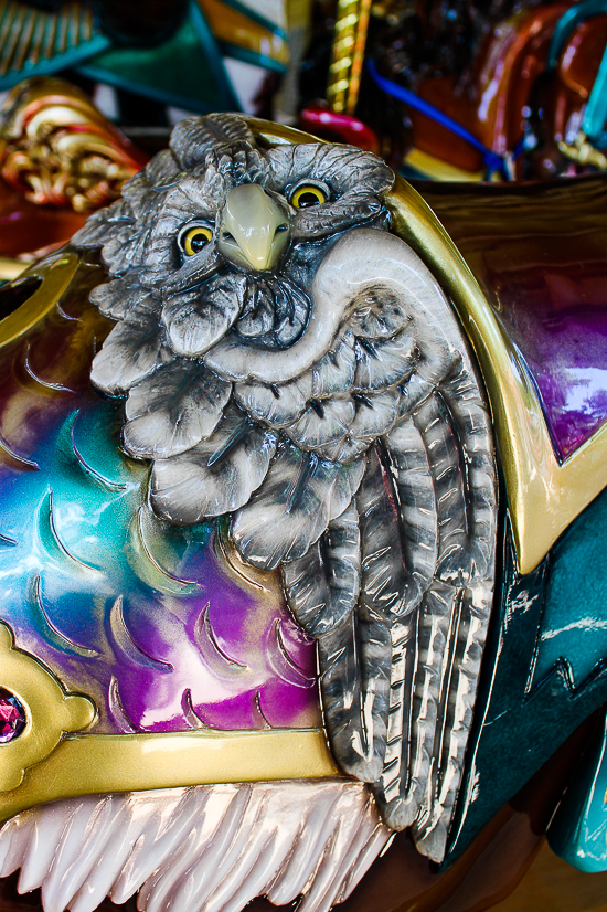 The Grand Ole' Carousel/PhiladadelphisnTobbogan Coasters Carousel #35 at Six Flags St. Louis, Eureka, Missouri