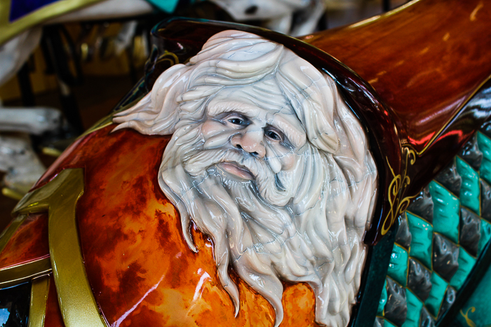 The Grand Ole' Carousel/PhiladadelphisnTobbogan Coasters Carousel #35 at Six Flags St. Louis, Eureka, Missouri