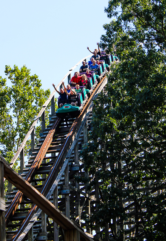 The Boss roller coaster at Six Flags St. Louis, Eureka, Missouri