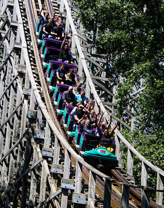 The Boss roller coaster at Six Flags St. Louis, Eureka, Missouri
