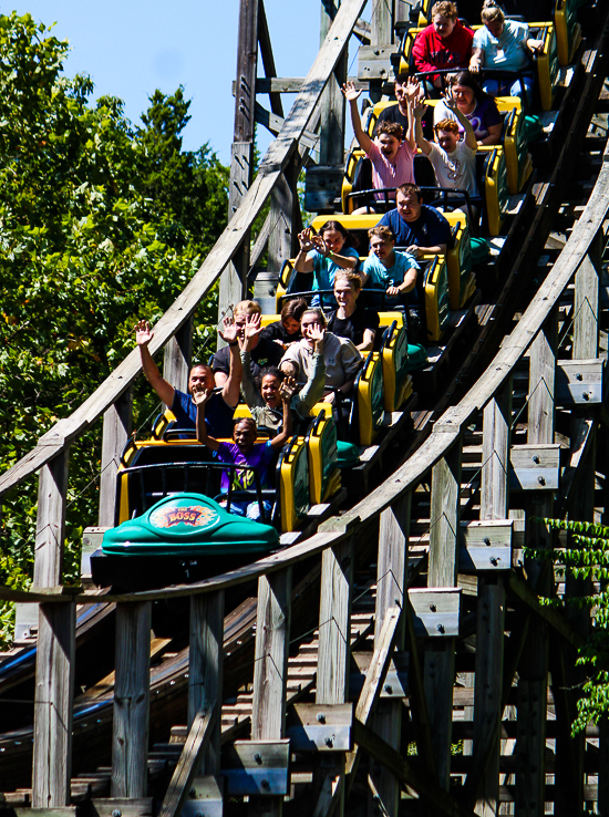 The Boss roller coaster at Six Flags St. Louis, Eureka, Missouri