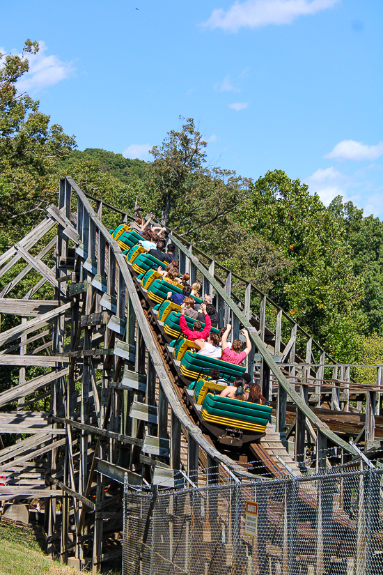 The Boss roller coaster at Six Flags St. Louis, Eureka, Missouri