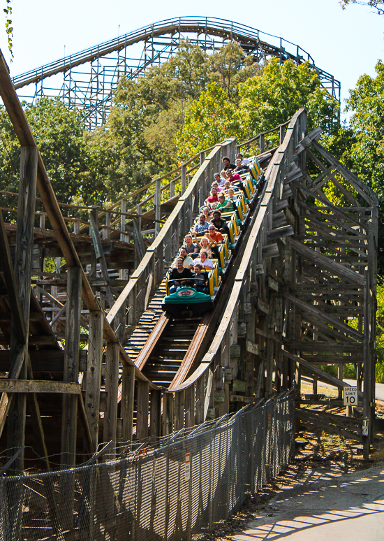 The Boss roller coaster at Six Flags St. Louis, Eureka, Missouri