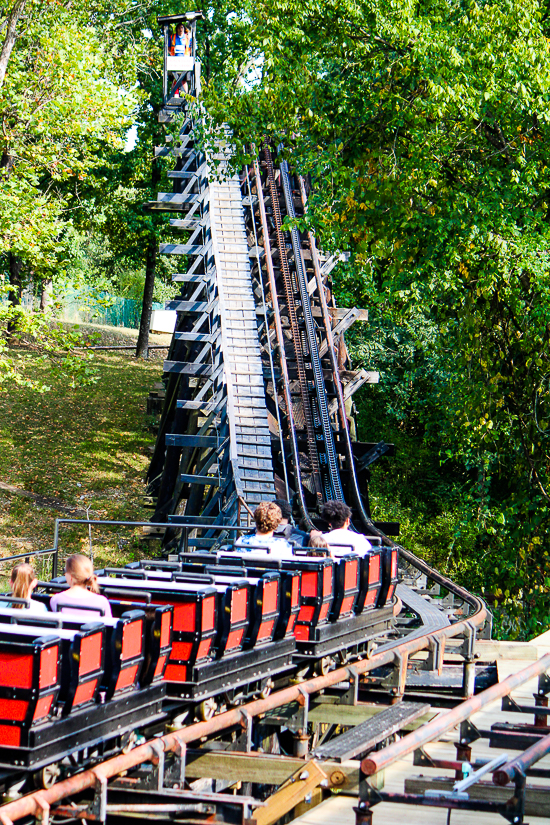 The River King Mine Train at Six Flags St. Louis, Eureka, Missouri