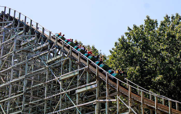 The Boss roller coaster at Six Flags St. Louis, Eureka, Missouri