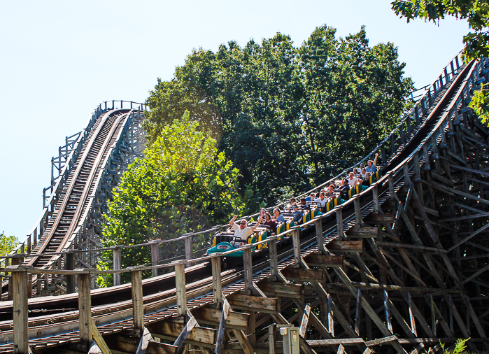 The Boss roller coaster at Six Flags St. Louis, Eureka, Missouri