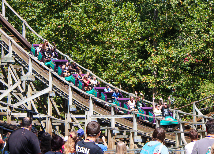 The Boss roller coaster at Six Flags St. Louis, Eureka, Missouri