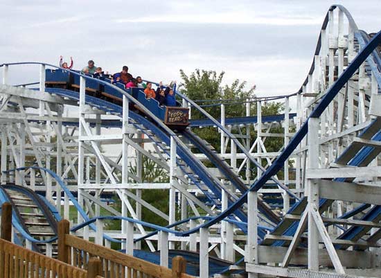 The Teddy Bear Wooden Rollercoaster at Strickers Grove, Hamilton, Ohio