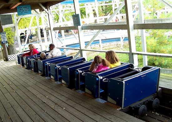 The Teddy Bear Wooden Rollercoaster at Strickers Grove, Hamilton, Ohio