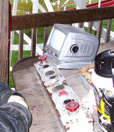 The Tornado Wooden Rollercoaster at Strickers Grove, Hamilton, Ohio