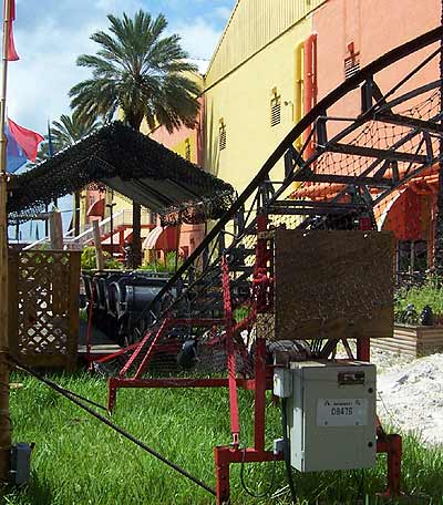 The Abandon Mine Rollercoaster @ Uncle Bernies Theme Park located at the Swap Shop, Fort Lauderdale, Florida