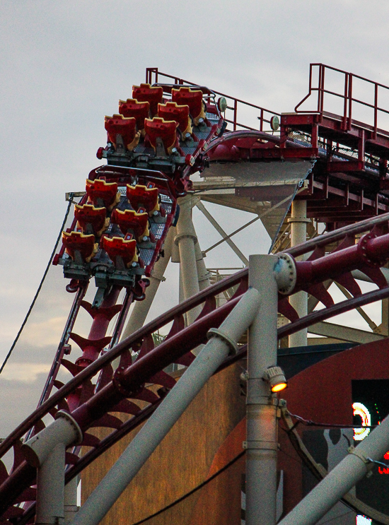 The Holywood Rip Ride Rocket roller coaster at Universal Studios Florida, Orlando, Florida
