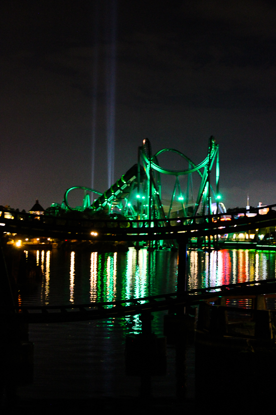 The Hulk Rllercoaster at Universal's Islands of Adventure, Orlando, Florida