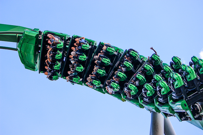 The Incredible Hulk Rollercoaster at Universal's Islands of Adventure, Orlando, Florida