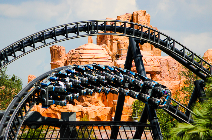 The completely terrifying Velocicoaster launched themed new for 2021 rollercoaster at Universal's Islands of Adventure, Orlando, Florida