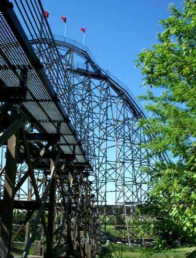 The Excalibur Rollercoaster at Valleyfair, Shakopee, Minnesota