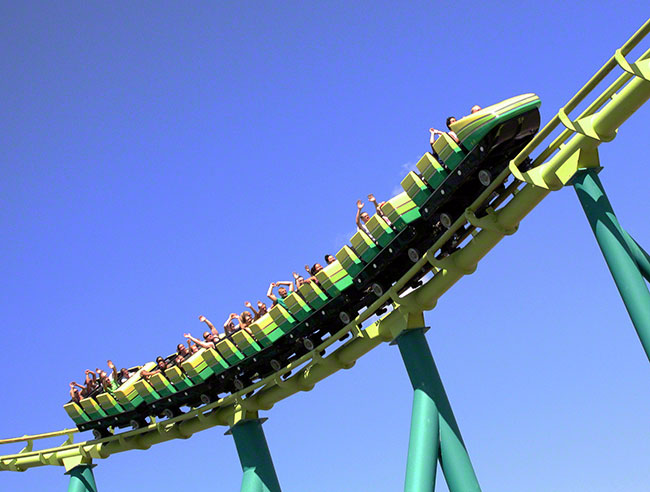 The Wild Thing Roller Coaster At Valleyfair, Shakopee, Minnesota