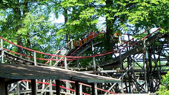 The Comet Rollercoaster at Waldameer Park, Erie Pennsylvania