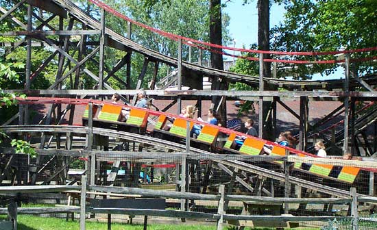 The Comet Rollercoaster at Waldameer Park, Erie Pennsylvania
