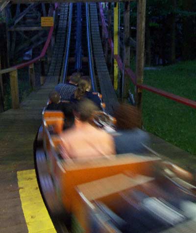 The Comet Rollercoaster at Waldameer Park, Erie Pennsylvania