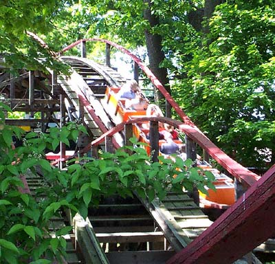 The Comet Rollercoaster at Waldameer Park, Erie Pennsylvania