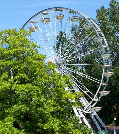 The Ferris Wheel at Waldameer Park, Erie Pennsylvania