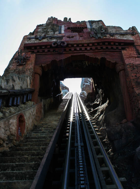 The Expedition Everest Roller Coaster at Walt Disney World - Disney's Animal Kingdom, Lake Buena Vista, Florida
