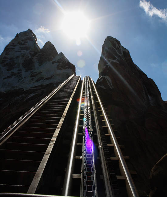 The Expedition Everest Roller Coaster at Walt Disney World - Disney's Animal Kingdom, Lake Buena Vista, Florida