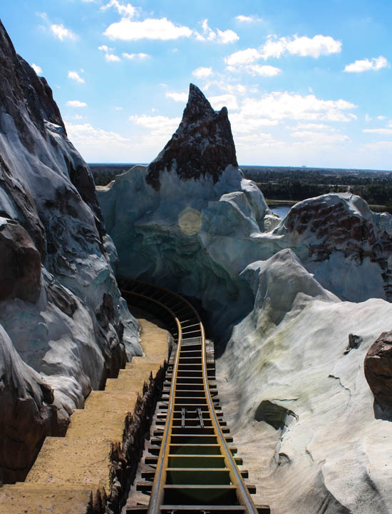 The Expedition Everest Roller Coaster at Walt Disney World - Disney's Animal Kingdom, Lake Buena Vista, Florida