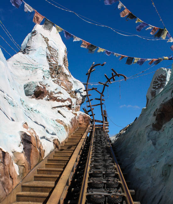 The Expedition Everest Roller Coaster at Walt Disney World - Disney's Animal Kingdom, Lake Buena Vista, Florida