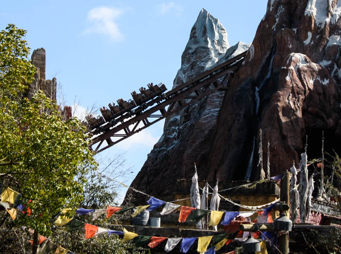The Expedition Everest Roller Coaster at Walt Disney World - Disney's Animal Kingdom, Lake Buena Vista, Florida