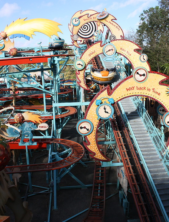 The Primeval Whirl Roller Coaster at Walt Disney World - Disney's Animal Kingdom, Lake Buena Vista, Florida