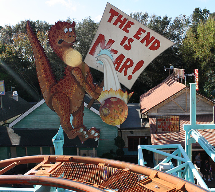 The Primeval Whirl Roller Coaster at Walt Disney World - Disney's Animal Kingdom, Lake Buena Vista, Florida