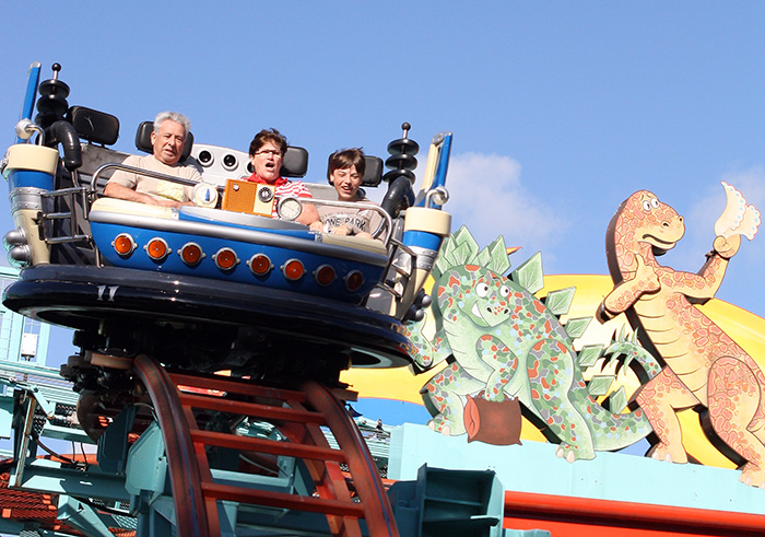 The Primeval Whirl Roller Coaster at Walt Disney World - Disney's Animal Kingdom, Lake Buena Vista, Florida