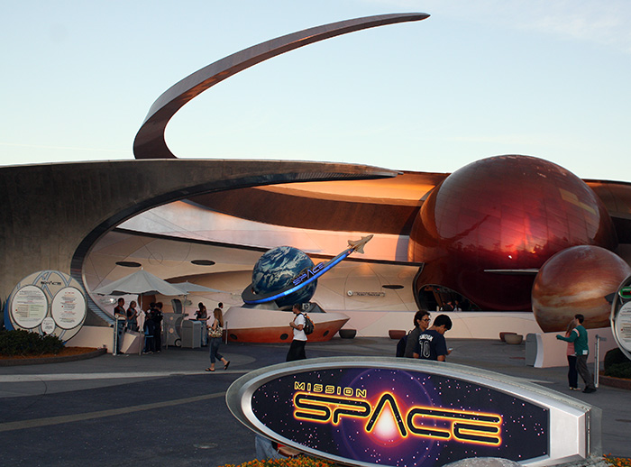 Mission Space in Future World at Walt Disney World - Epcot, Lake Buena Vista, Florida