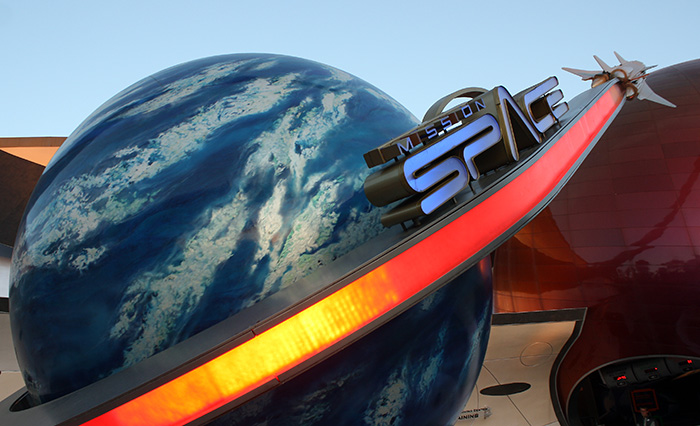 Mission Space in Future World at Walt Disney World - Epcot, Lake Buena Vista, Florida