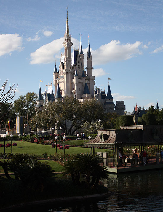 The Cinderella Castle at Walt Disney World The Magic Kingdom, Lake Buena Vista, Florida