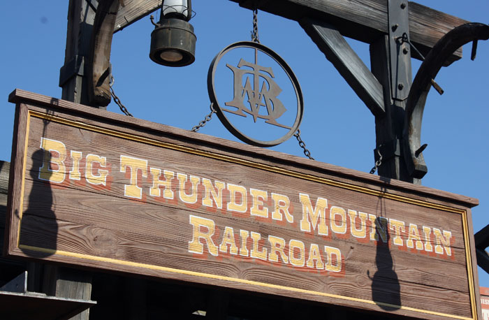 The Big Thunder Mountain Railroad at Walt Disney World The Magic Kingdom, Lake Buena Vista, Florida
